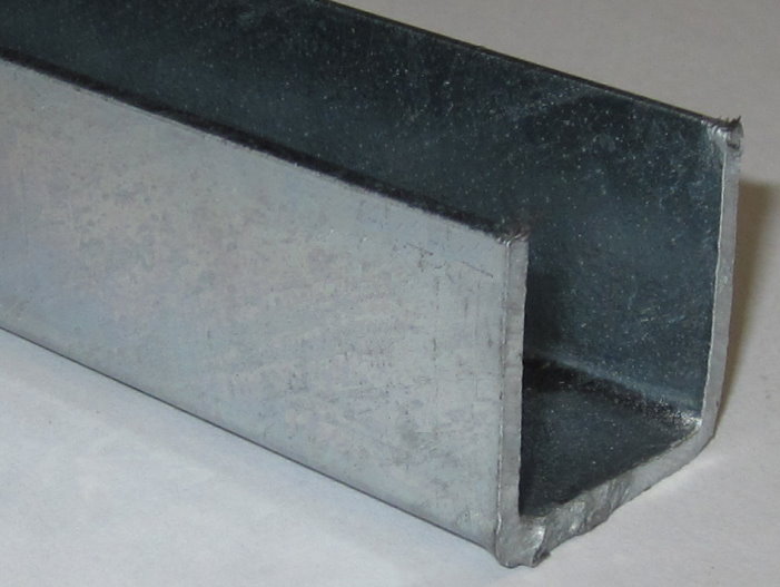 Stahl verzinkt U-Profil gekantet Kantenschutz Eckschutz Schiene 3 35 x 35 140 
