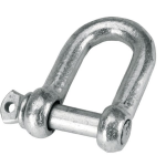 Schäkel ungeprüft, verzinkt