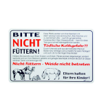 Verbotsschild "Pferdeweide"