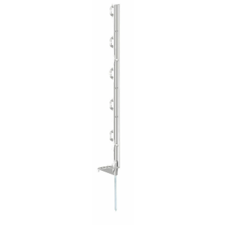 5 Stück WEISS 70cm Weidezaunpfahl