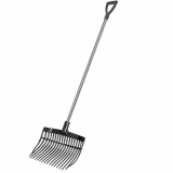 Pferdedunggabel V-Fork Polycarbonat incl. Stiel...