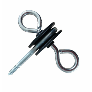 Torgriffisolator mit 2 Einhängeösen 10er Btl.