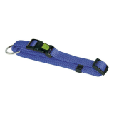 MIAMI Halsband, blau 15 mm, verstellbar 30 - 45 cm