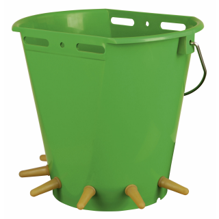 Lammeimer grün mit 6 Saugern