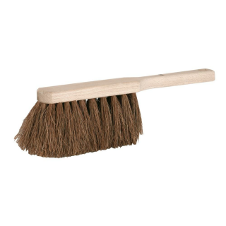 Handfeger Kokos, flacher Holzgriff mit Loch