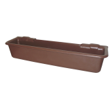Kunststoff Langtrog 50 Liter braun