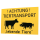 Tiertransporterschild Kunststoff
