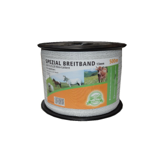 Spezial-Breitband 13mm 500m 6x0,20 Niro weiß