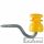 Schlitz-Isolatoren 25er Btl. Typ S 161 gelb