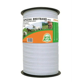 Spezial-Breitband 10mm 250m 4x0,16 Niro weiß