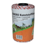 Torero Kunststofflitze 200m weiß/rot