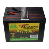 Batterie 9 V, 75 Ah Super ALKALINE