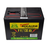 Batterie 9 V, 120 Ah Super ALKALINE