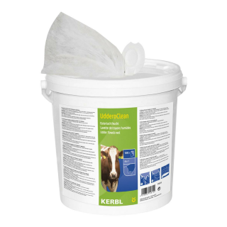 UdderoClean Eutertuch feucht im Eimer - 1000 Blatt