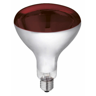 Infrarotlampe 150W Hartglas, rot