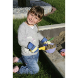 Kinderhandschuh Junior 4- 6, blau, extra klein