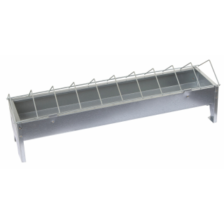 Futtertrog verzinkt, 50 cm 10 cm breit f. Hühner