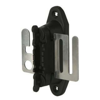 Profi Tor-/Bandisolator m. Niroplatte, schwarz, Set a´ 4 Stück