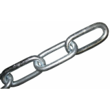 1m - Stahlkette verzinkt langgliedrig 4mm x 32mm