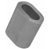 100 Stk. - Aluminium-Pressklemme - für 2mm - Seil
