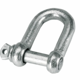 Schäkel geschmiedet, verzinkt, gerade Form - 13 mm