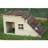NATURE Häuschen m. Rampe 50 x 25 x 25 cm