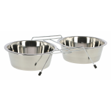 Doppelnapfständer incl. 2 x 900 ml Napf