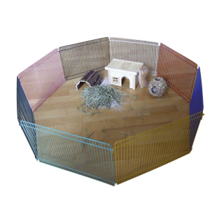 Freigehege für Hamster, 8 Elemente à 34 x 23 cm