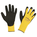 PowerGrab Thermo Gr. 7/S gelb Strickhs. Latex m. Acrylfutter
