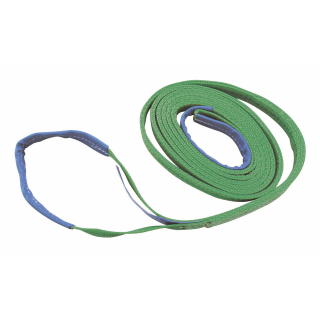 Hebeband, grün, Tragfähigkeit 2t/4t 2-lagig, 2m; 6cm breit