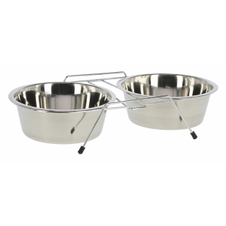 Doppelnapfständer incl. 2 x 450 ml Napf