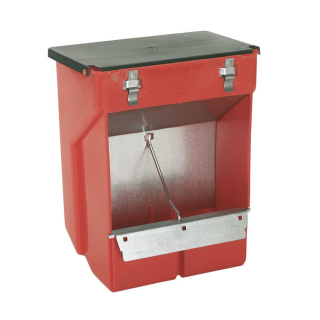 Futterautomat f. Kaninchen  Kunstst./Metall, 2 Fressplätze
