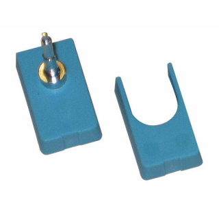 Umrüstsatz PF-Zange f. Allflex (hellblau), dicker Dorn