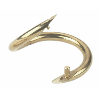 Bullennasenring Drehbulli Messing, Innen-Durchm. 59mm