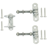 Montageset für Weidetor 2 x Scharnier 1 x Verriegelung