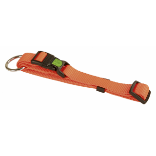MIAMI Halsband, orange 15 mm, verstellbar 30 - 45 cm