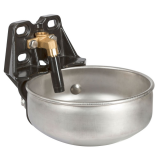 Edelstahlbecken E21 mit Rohrventil,  1/2"-Anschluss