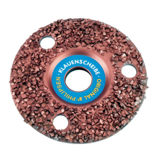 Superklauenscheibe, 125 mm Körnung 30, dicht bestückt