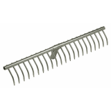 Fix-Heurechen ohne Stiel, 22 Zinken, 71cm