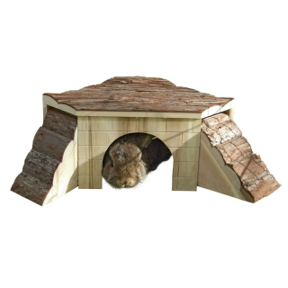 Nagerhaus mit Rampen NATURE 37 x 37 x 16 cm