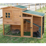 Kleintierstall FORTUNA 160x80x117cm inkl.Freigehege