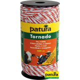 Tornado Litze, 200 m Rolle, weiss-orange 5 Niro 0,20 mm,...