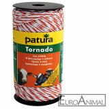 Tornado Litze, 1000 m Rolle weiss-orange 5 Niro 0,20 mm,...