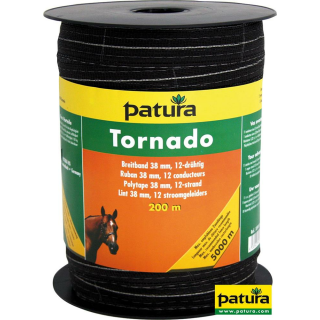 Tornado Breitband 38 mm, 200 m Rolle 11 Niro 0,16mm, 1 Cu 0,30mm, braun