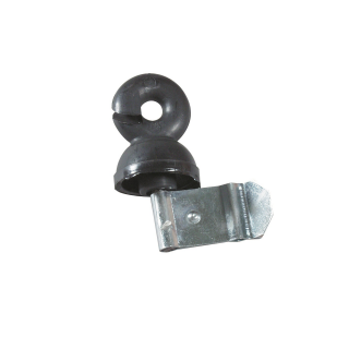 Zusatz-Isolator mit Metallklemme für Federstahlpfahl, 50 Stück