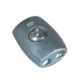 Seilverbinder verzinkt Eiform 6 mm
