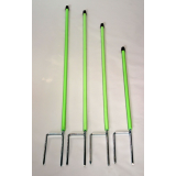 Ersatzpfahl grün für Netz 112cm, Einzelspitz