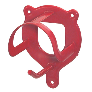 Trensenhalter Metall rot