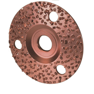 Klauenfrässcheibe 125mm Hartmetall-bestückt, Körnung mittel