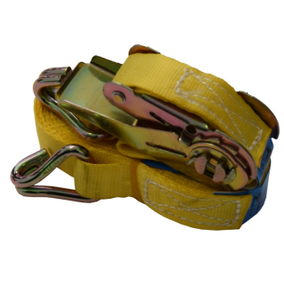 Zurrgurt zweiteilig, 6m / 25mm gelb, 800kg
